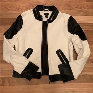 Wet Seal faux leather jacket size large